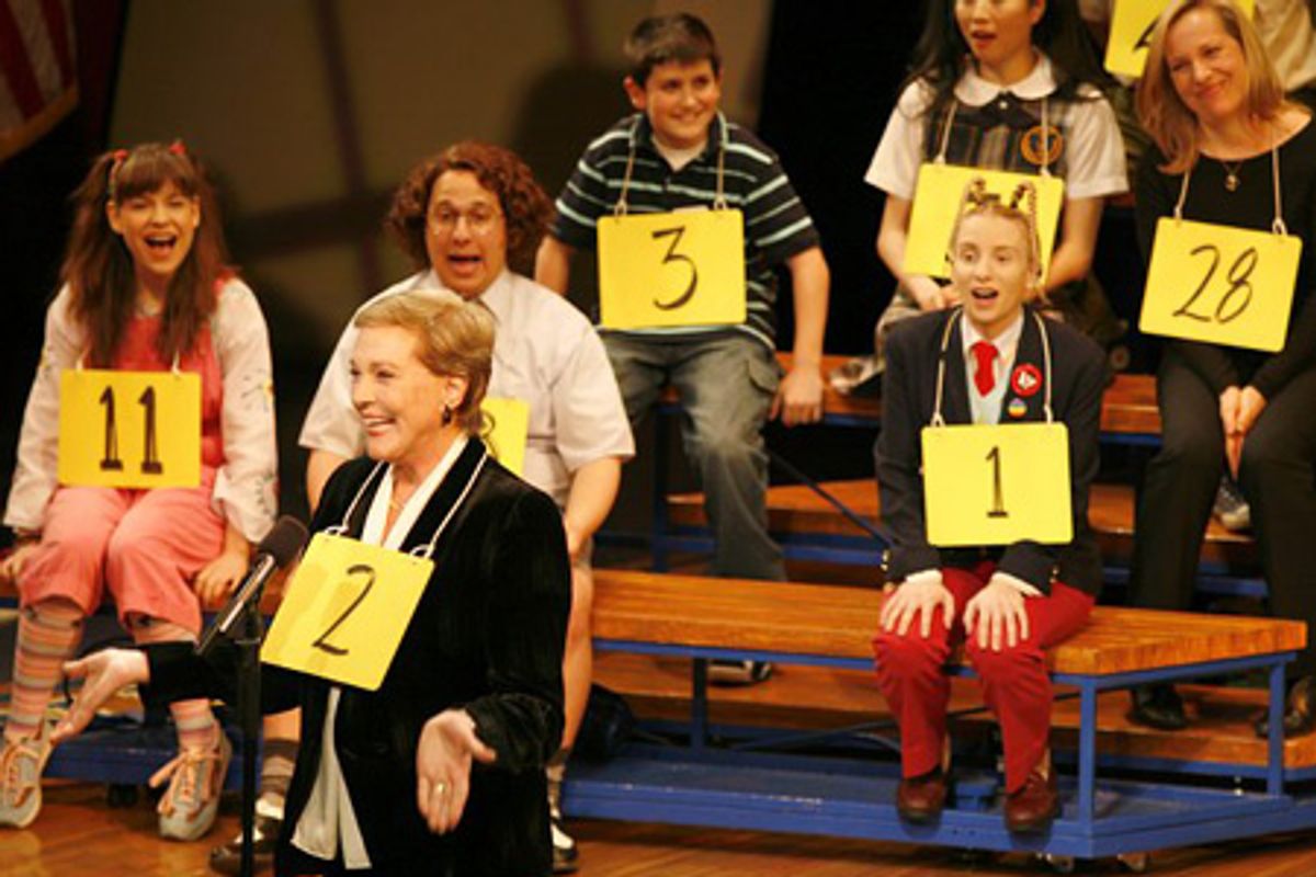 Julie Andrews and cast at 