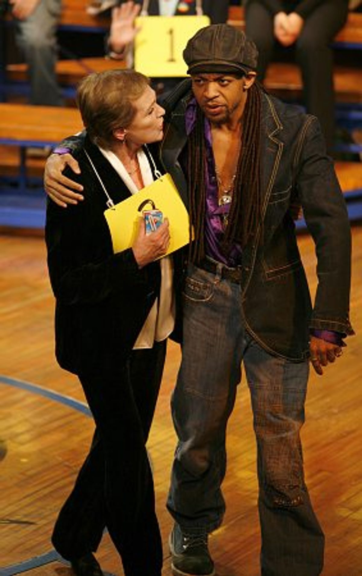 Julie Andrews and Derrick Baskin at 