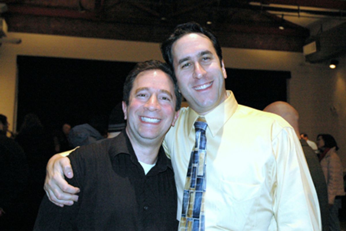 Michael Lavine and producer Daniel Whitman at 