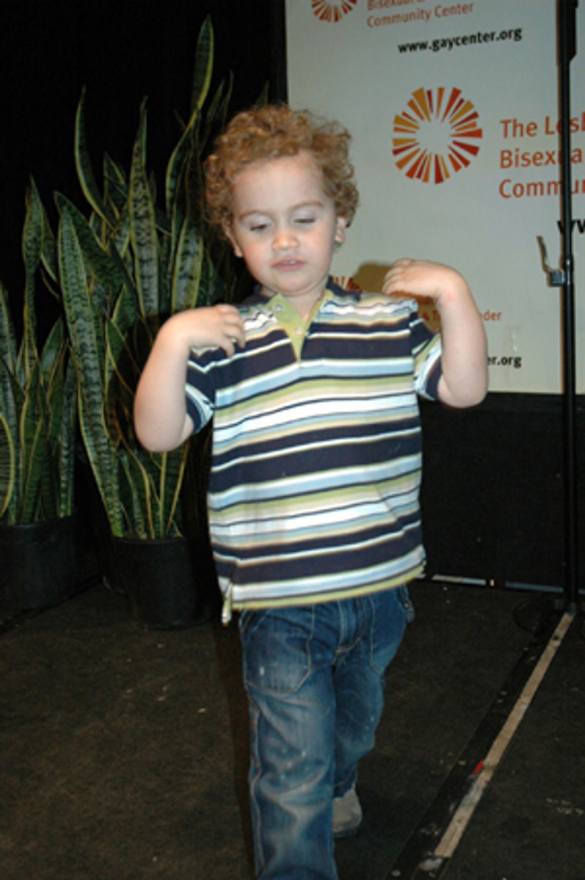 Hudson Flynn (Peter Flynn's son) at 