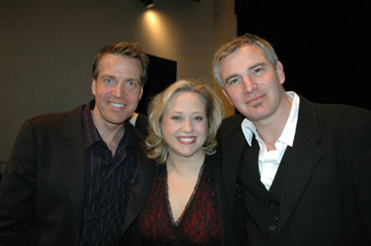 Todd Murray, Sally Wilfert and Douglas Sills at 