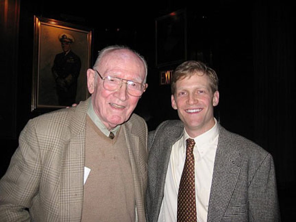 Broadway Producer Herb Blodgett (Talk Radio) and Coyote REP Producing Director Glenn Kalison at 