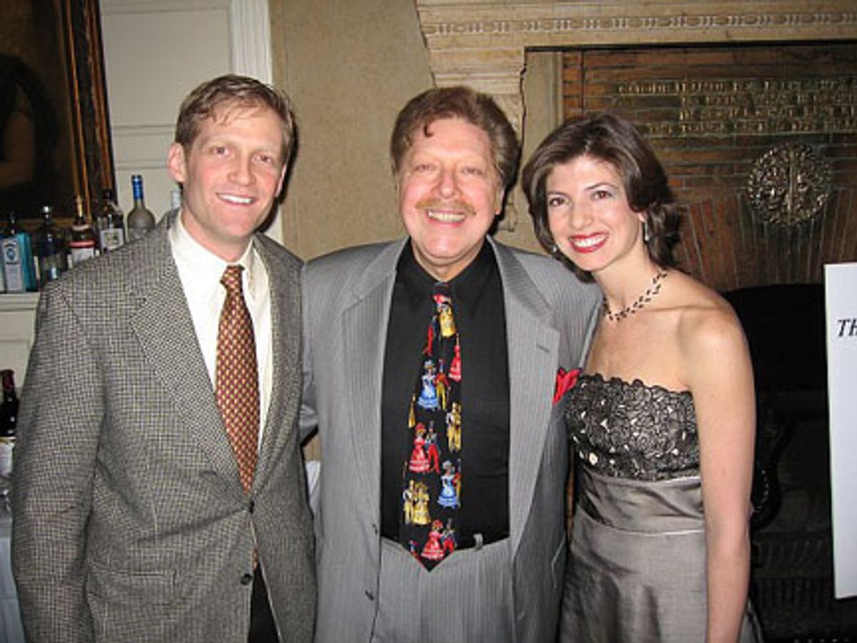 Coyote REP Producing Director Glenn Kalison, Robert R. Blume (Moon Award recipient for Outstanding Contributions to Theater) and Coyote REP Artistic Director Jeanne LaSala at 