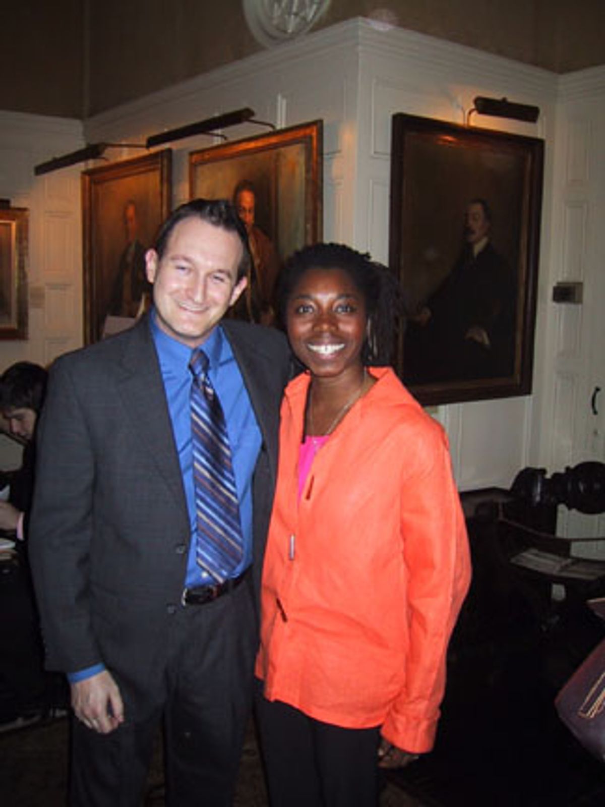 Coyote REP Production Manager (The Naked Eye Planets) Jason Teague and Managing Director Donnetta Lavinia Grays (Well on Broadway) at 