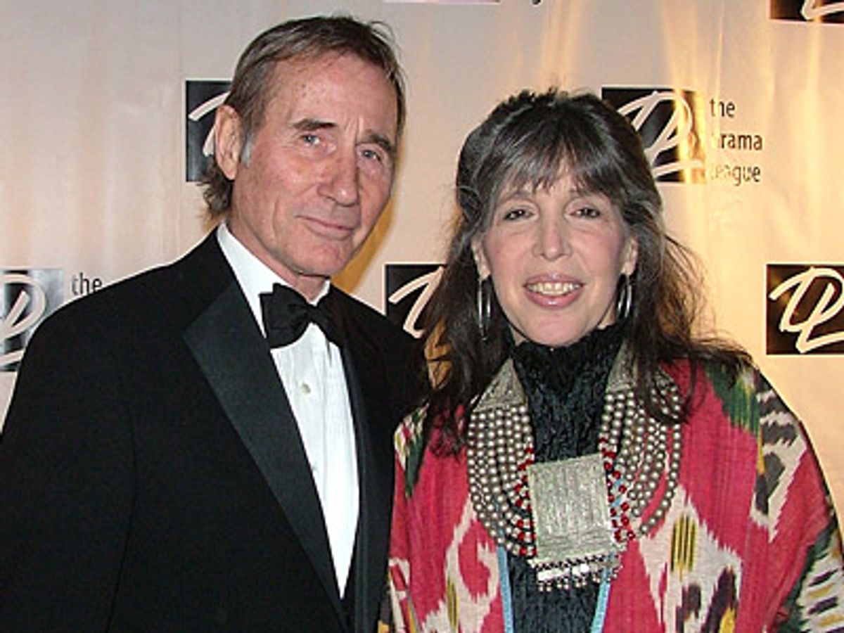 Jim Dale with wife, Julia
 at 