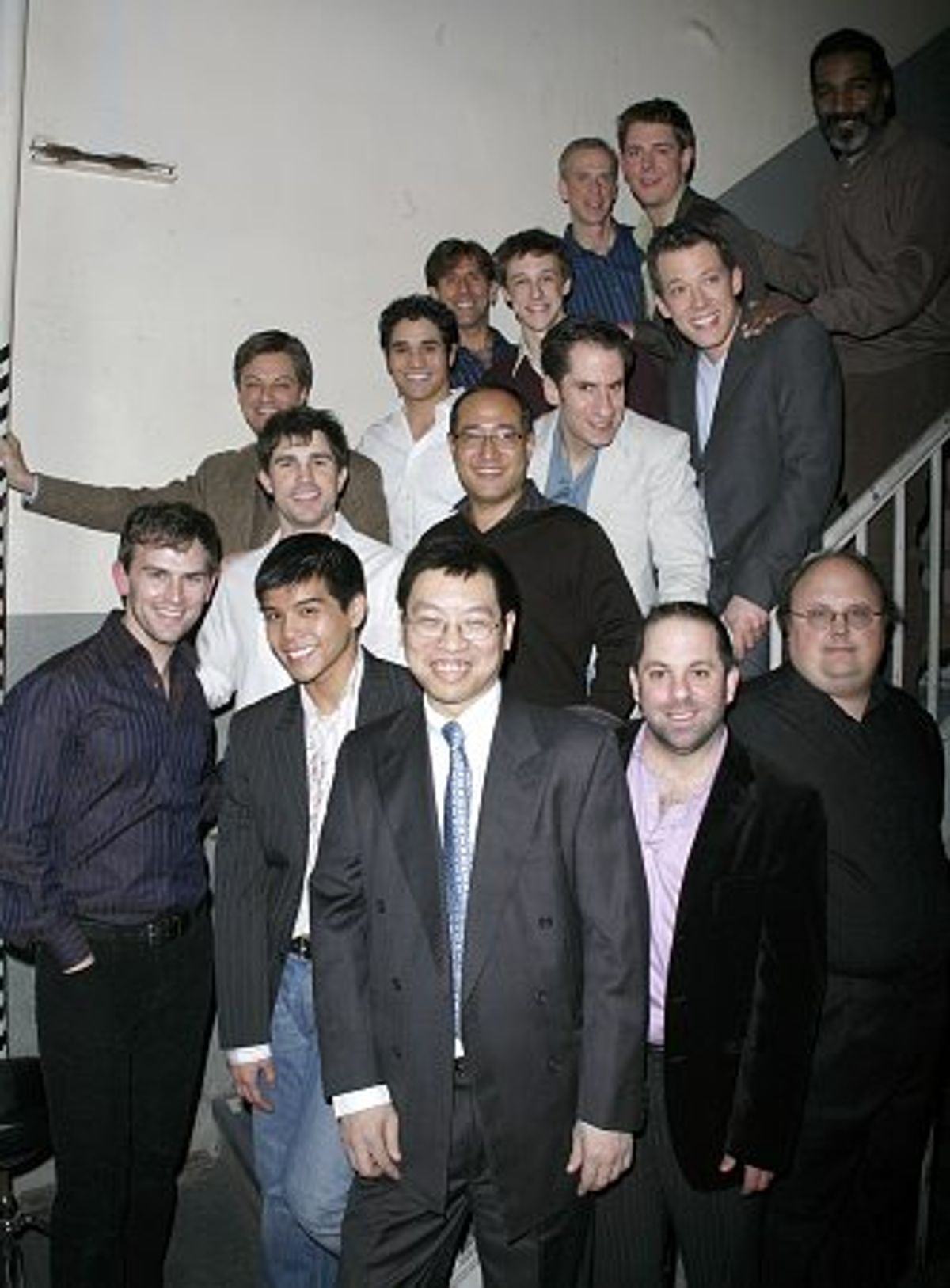 Wayman Wong and the cast of 'The Leading Men II' at 