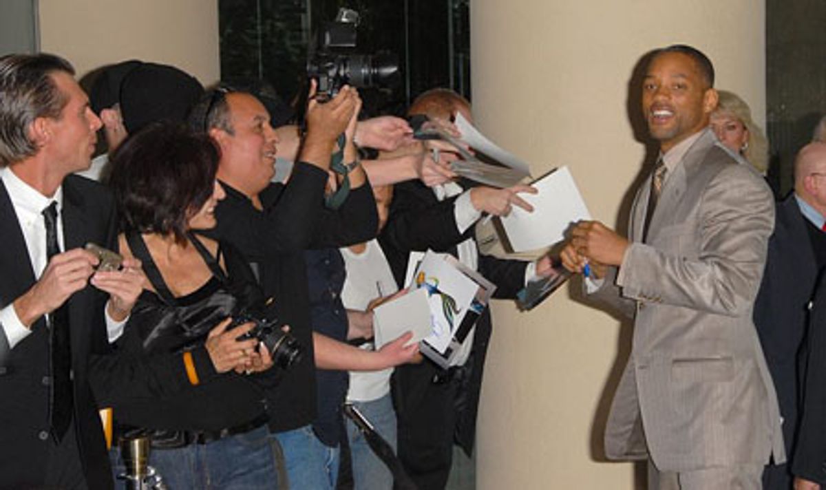 Will Smith and paparazzi at 
