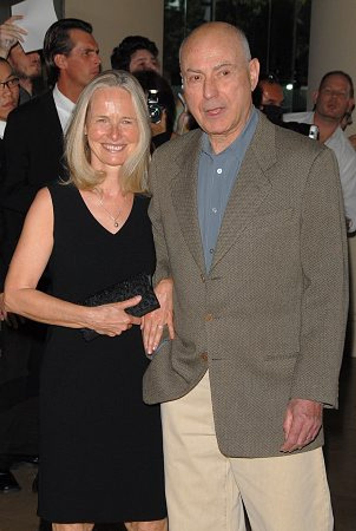 Alan Arkin and wife at 