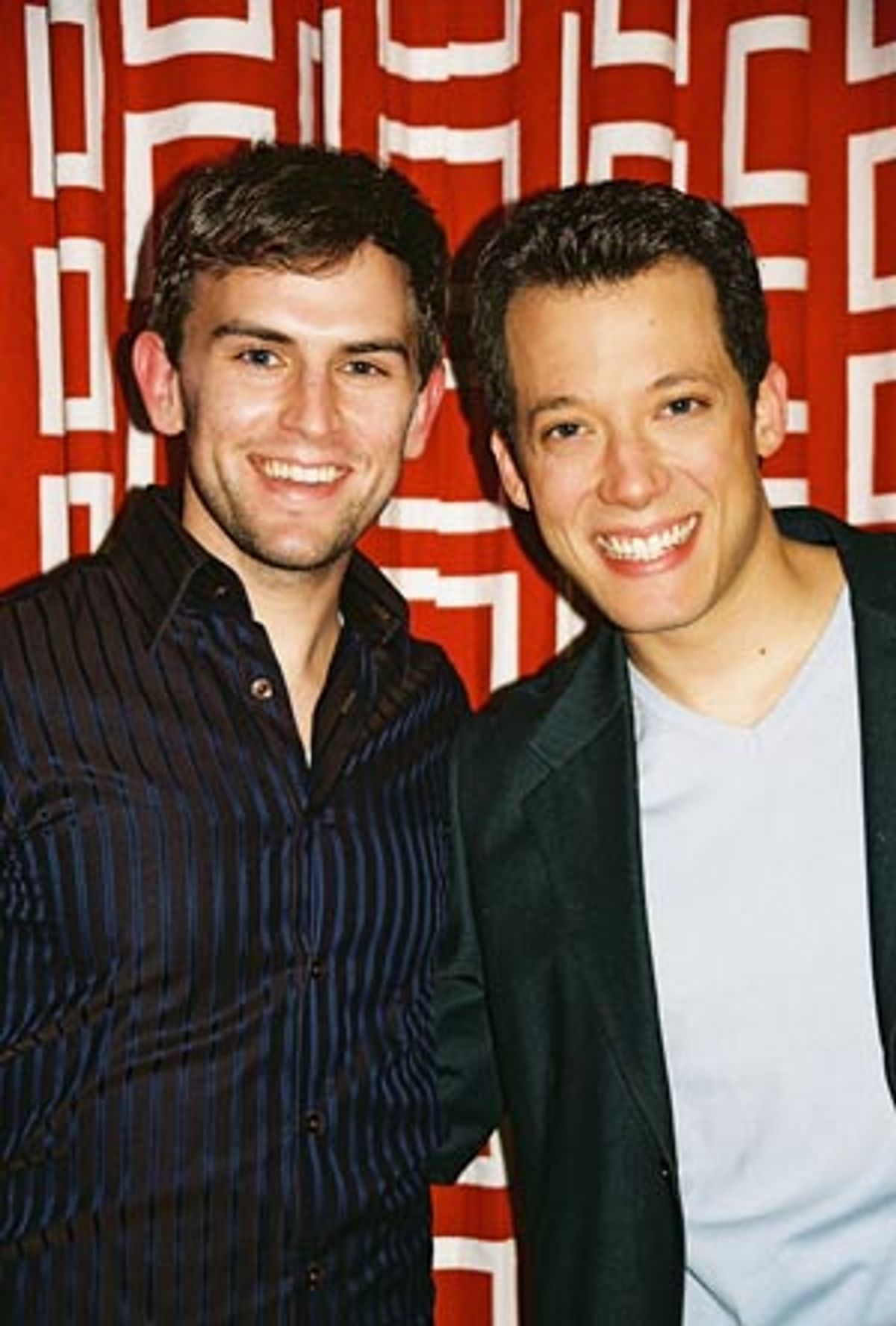 Daniel Reichard and John Tartaglia at 