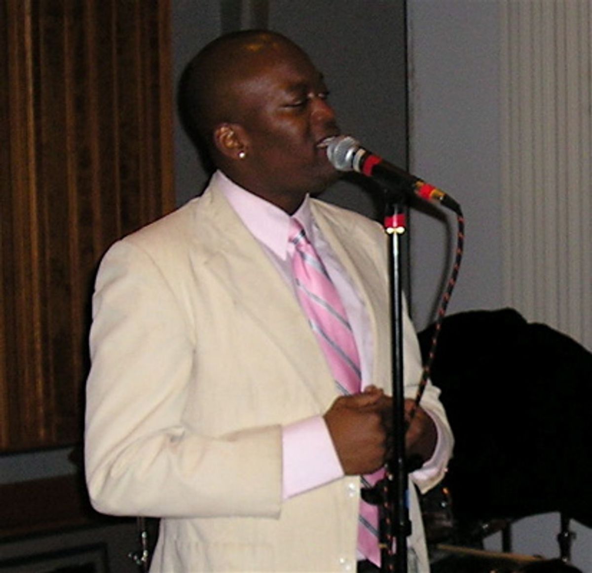 Tituss Burgess, who performed 'There's a Boat That's Leavin' Soon for New York' from Porgy and Bess and Home from The Wiz at 