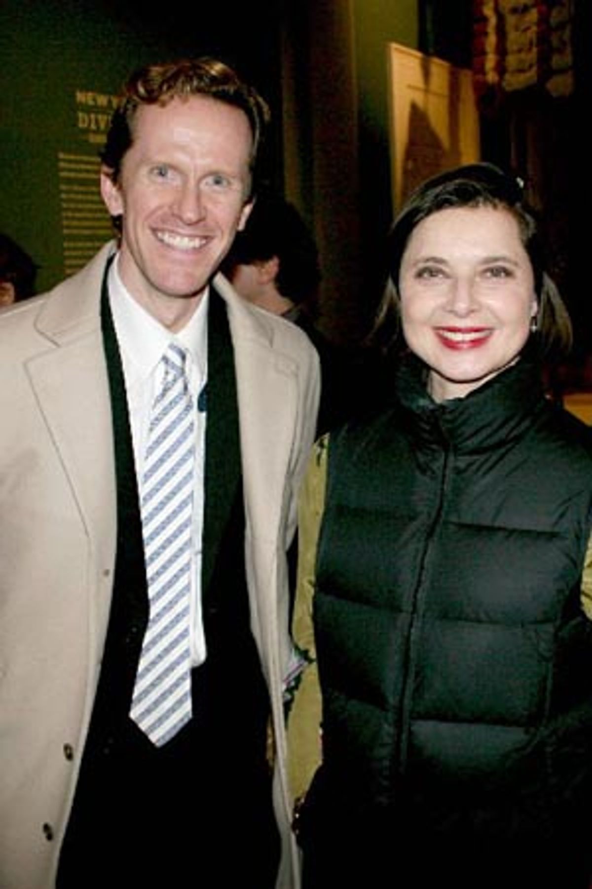 Jeffry Denman and Isabella Rossellini at 
