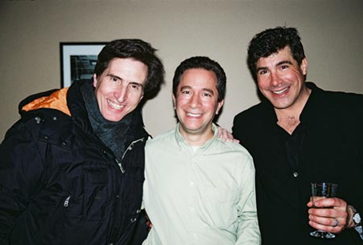 Paul Rudnick, Michael Lavine and Bryan Batt at 