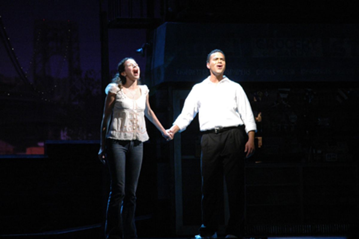 Mandy Gonzalez (Nina) and Christopher Jackson (Benny) at 
