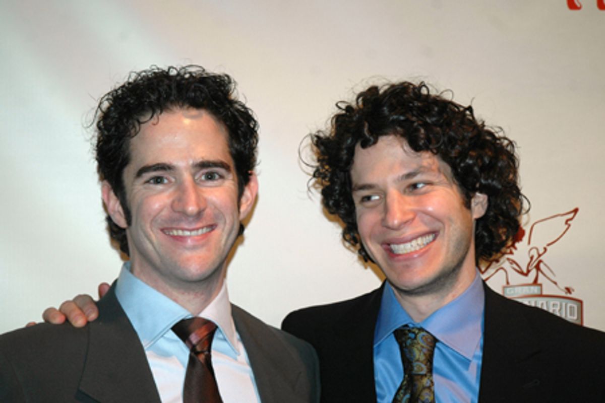 Choreographer Andy Blankenbuehler and director Thomas Kail at 