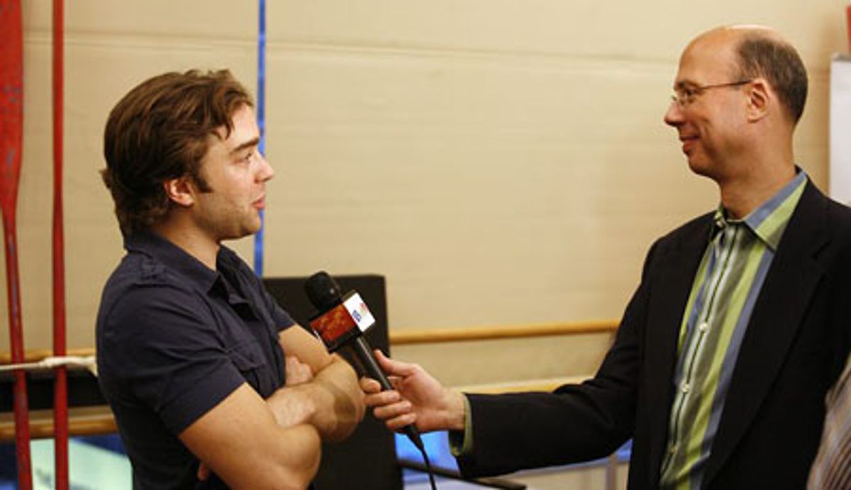 Hadley Fraser and Richie Ridge at 