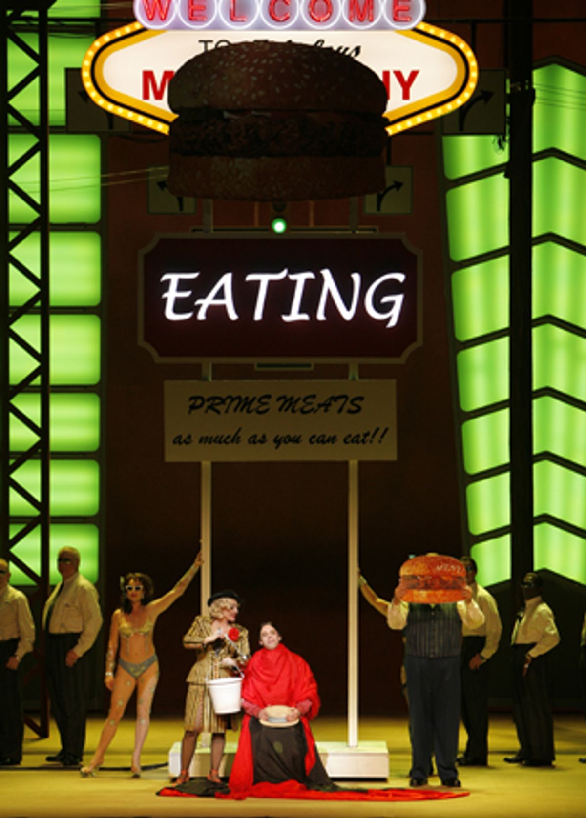 Patti LuPone and cast at 