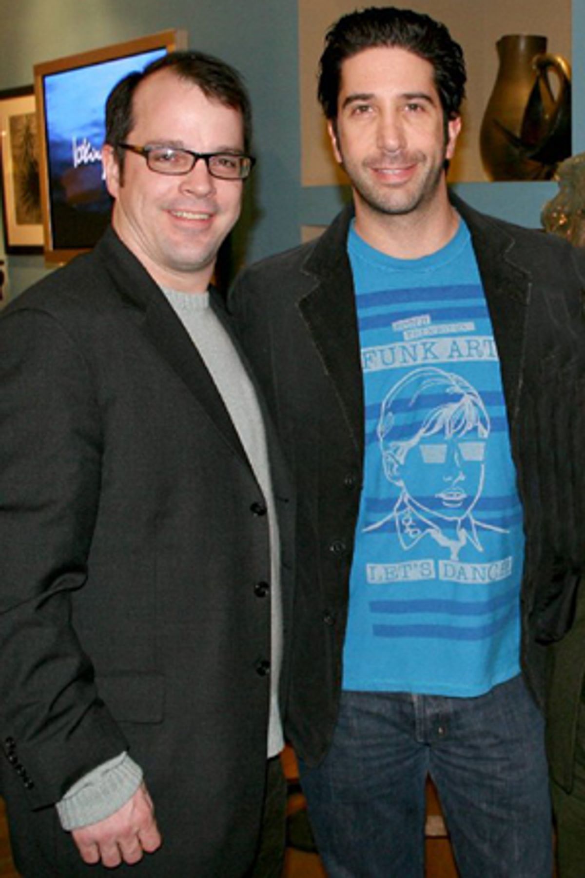 David Catlin and David Schwimmer at 
