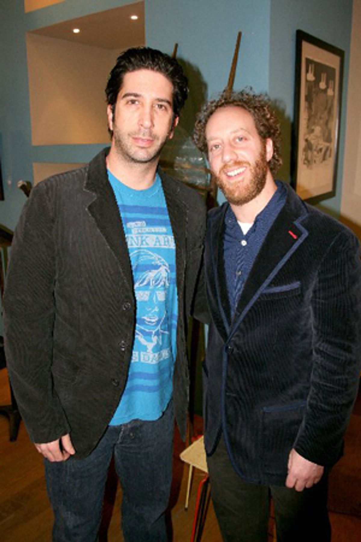 David Schwimmer and Joey Slotnick at 