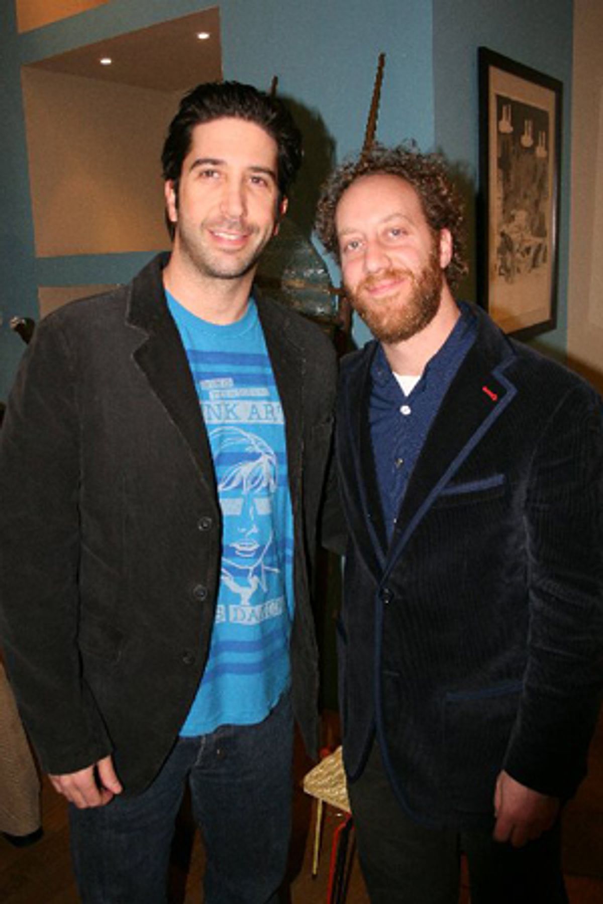 David Schwimmer and Joey Slotnick at 