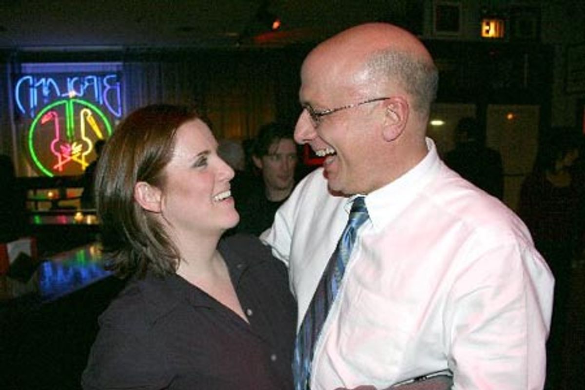 Donna Lynne Champlin and Tom Viola of BC/EFA at 