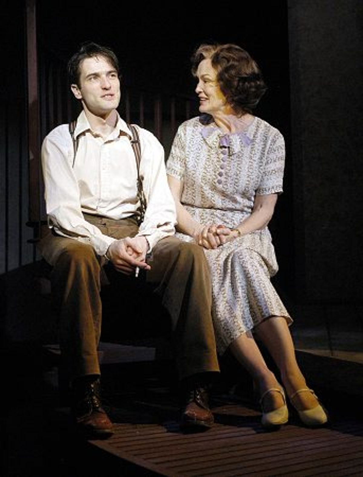 Ed Stoppard and Jessica Lange at 