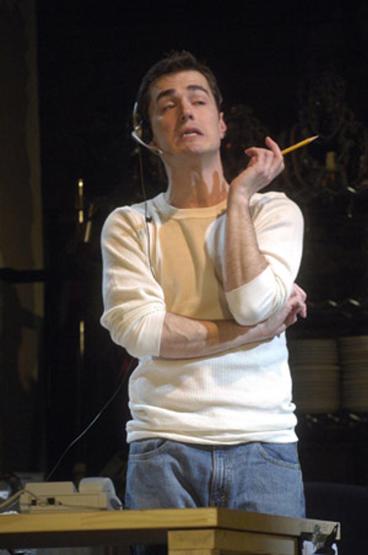 Vince Gatton at Fully Committed at Barrington Stage