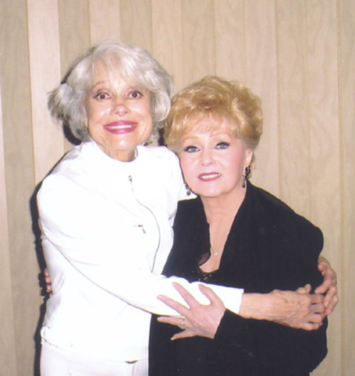 Carol Channing and Debbie Reynolds at 