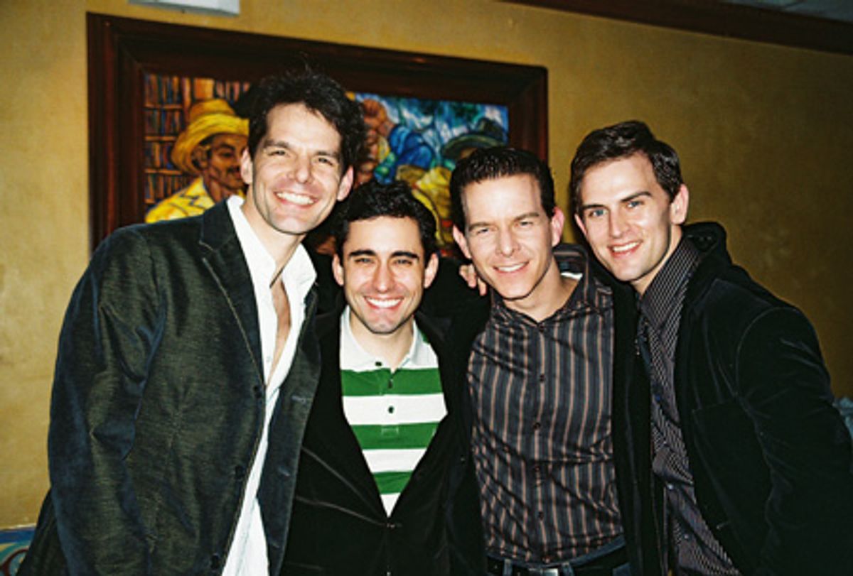 J. Robert Spencer, John Lloyd Young, Christian Hoff and Daniel Reichard at 