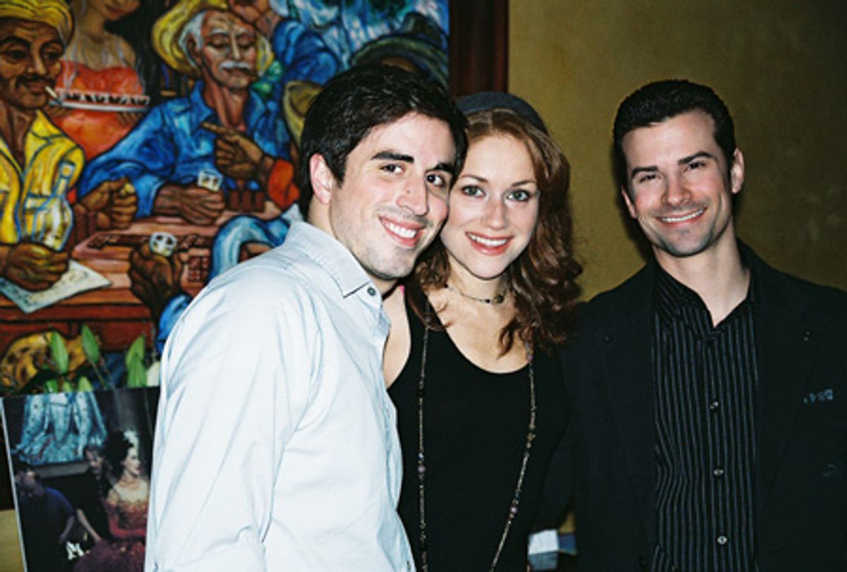 Matthew Scott, Erica Piccininni and Dominic Nolfi at 