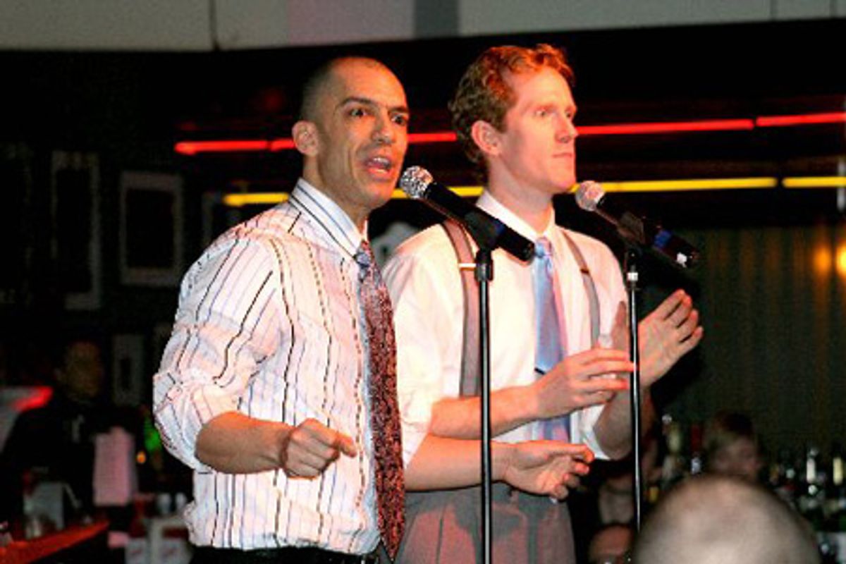 Dennis Stowe and Jeffry Denman at 