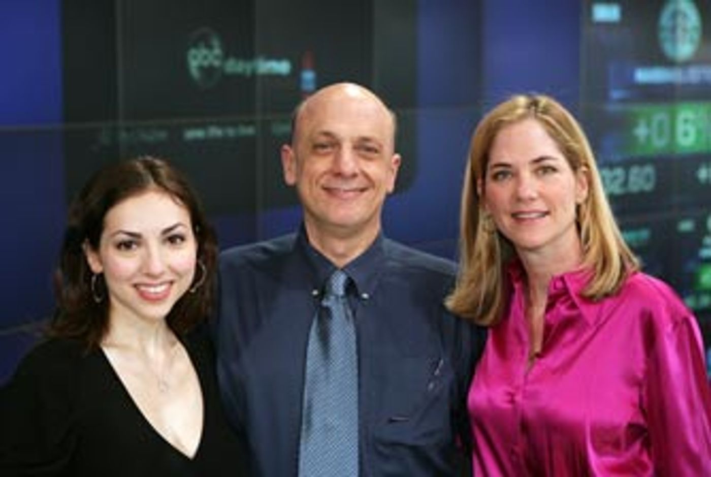 Eden Riegel, Tom Viola and Kassie dePaiva