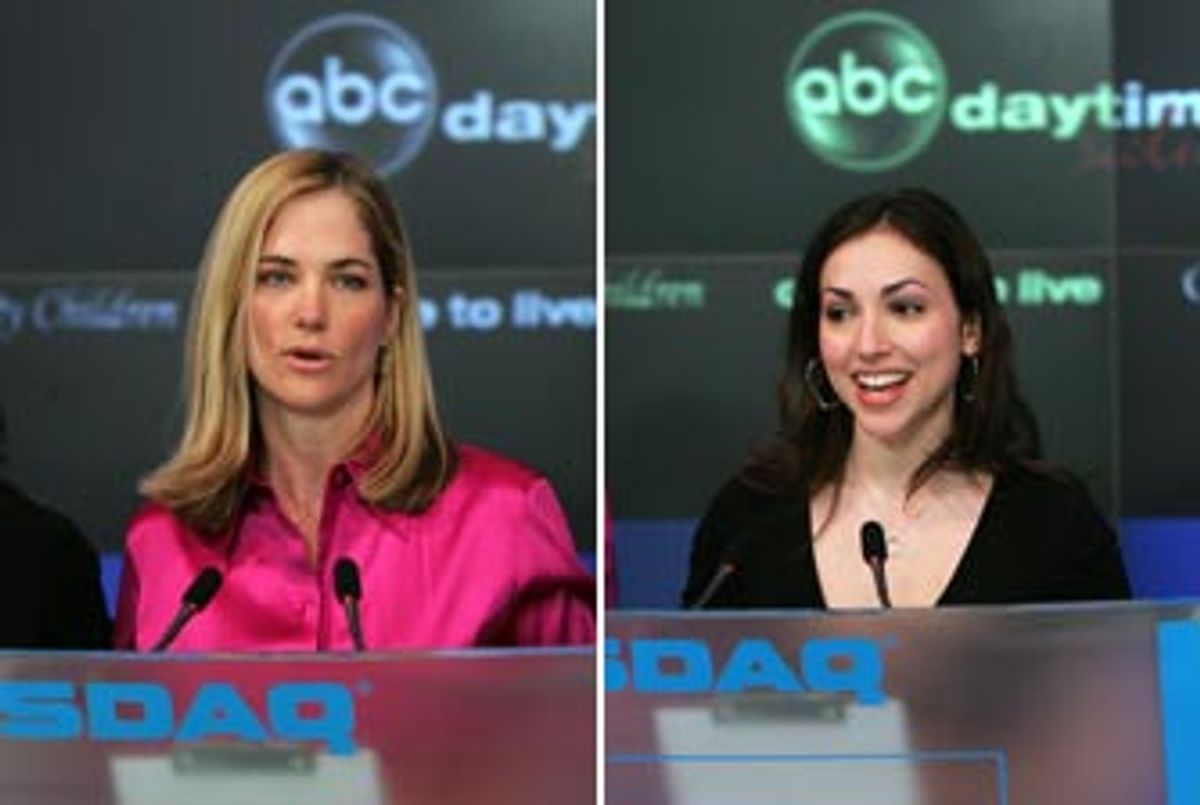 Kassie dePaiva and Eden Riegel
 at 