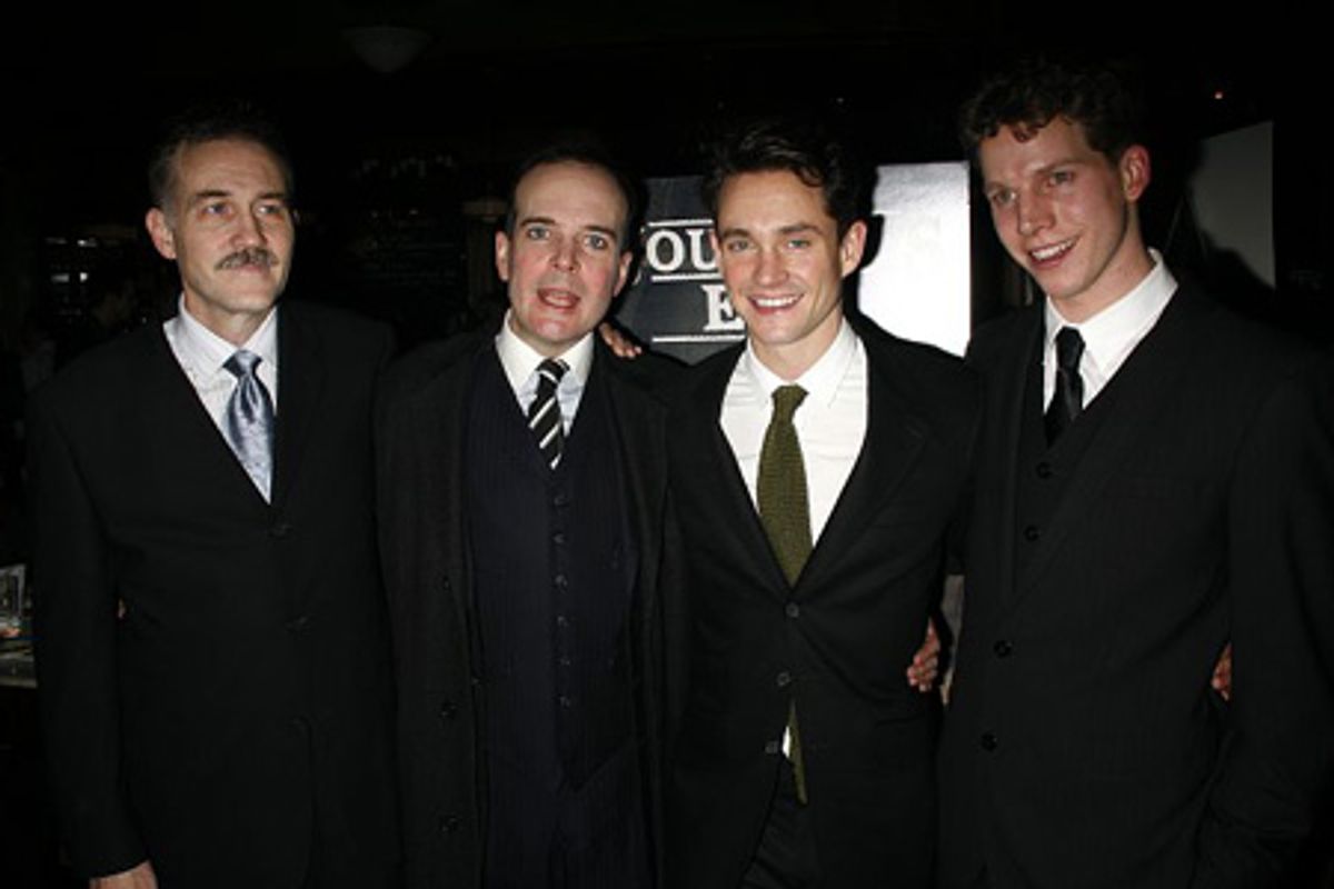Boyd Gaines, Jefferson Mays, Hugh Dancy and Stark Sands at 