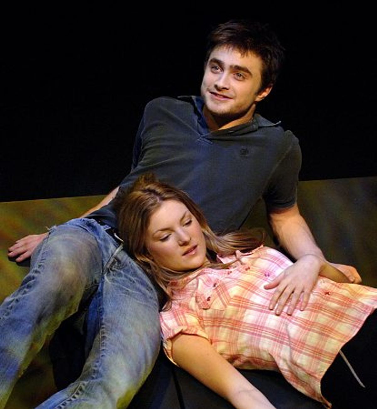 Daniel Radcliffe and Joanna Christie at 