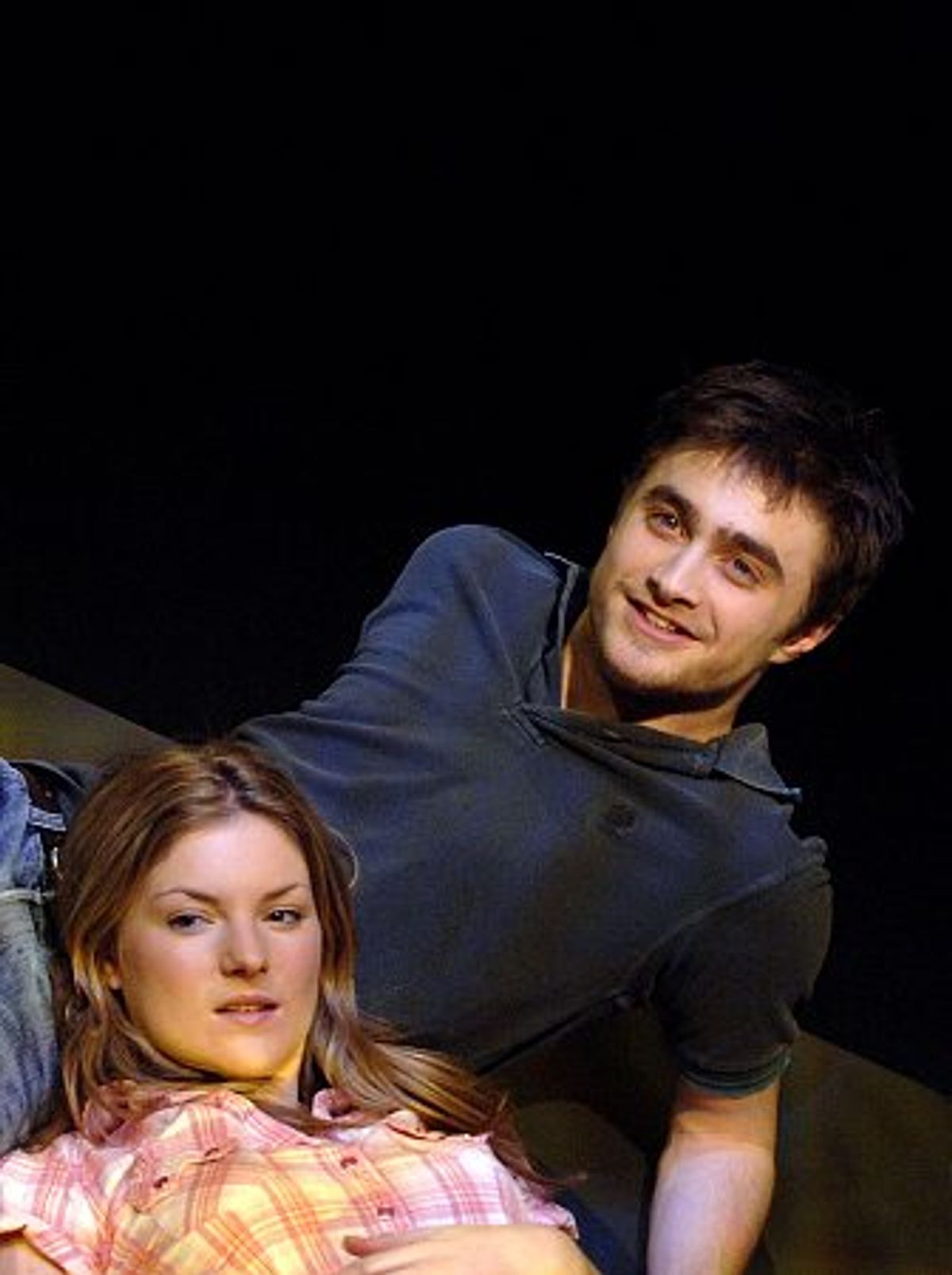Daniel Radcliffe and Joanna Christie at 