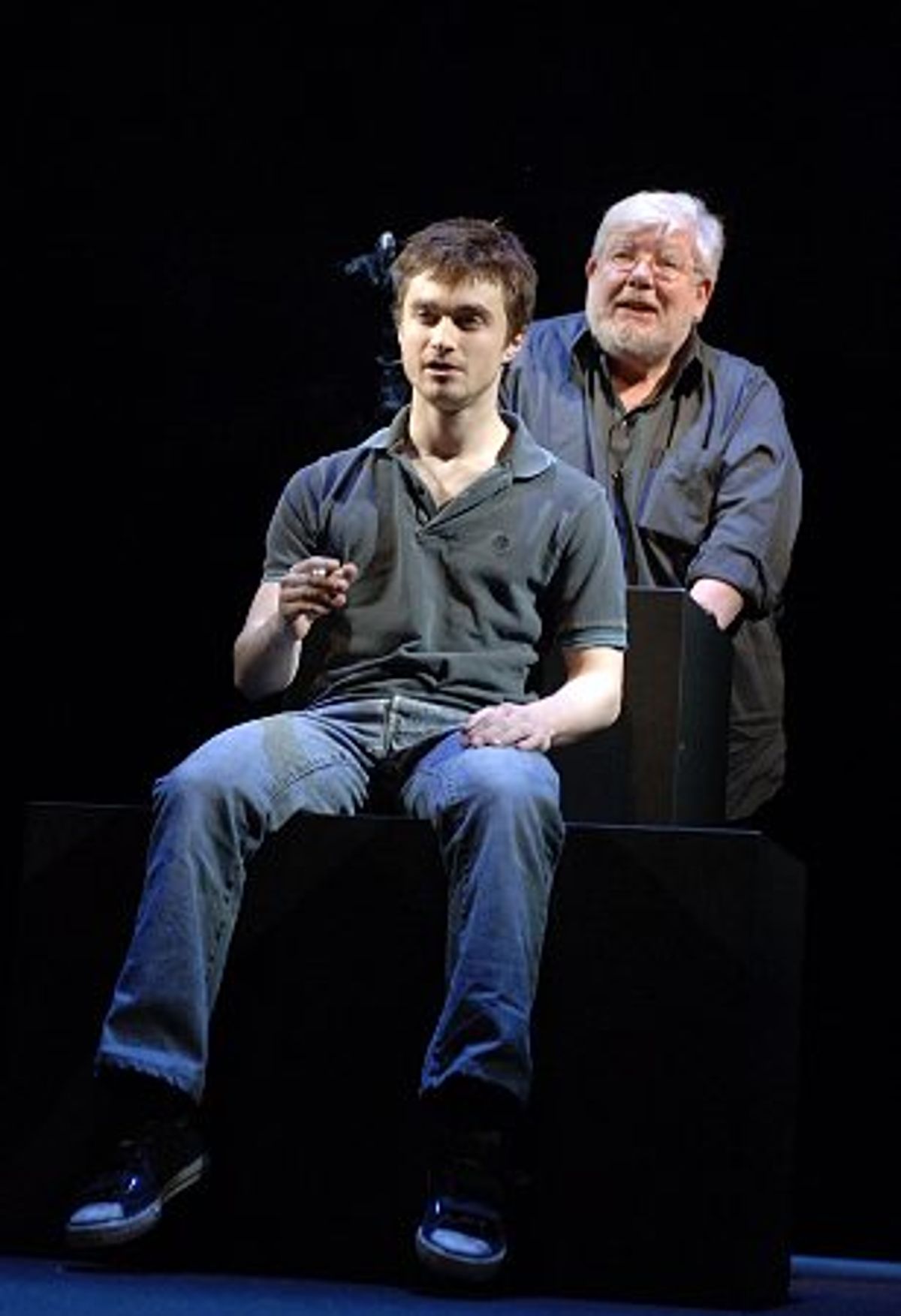 Daniel Radcliffe and Richard Griffiths at 