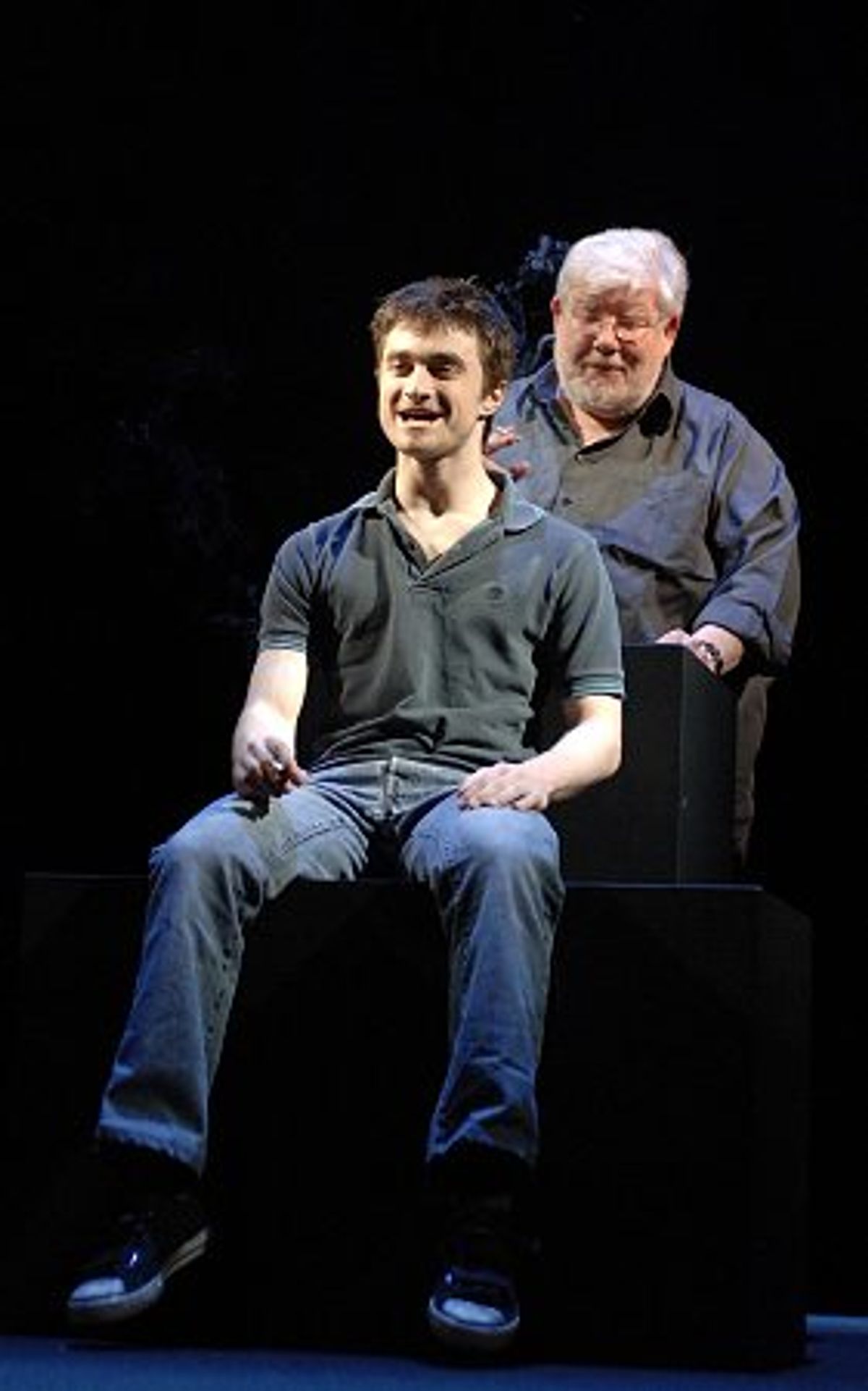 Daniel Radcliffe and Richard Griffiths at 