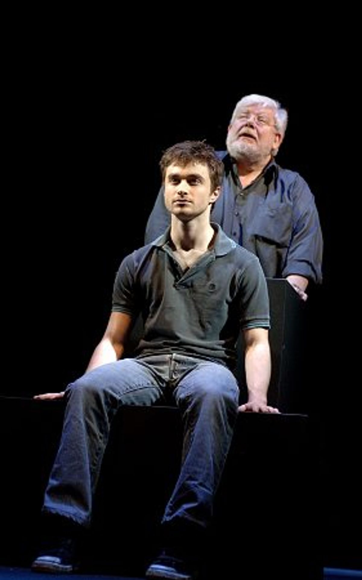 Daniel Radcliffe and Richard Griffiths at 