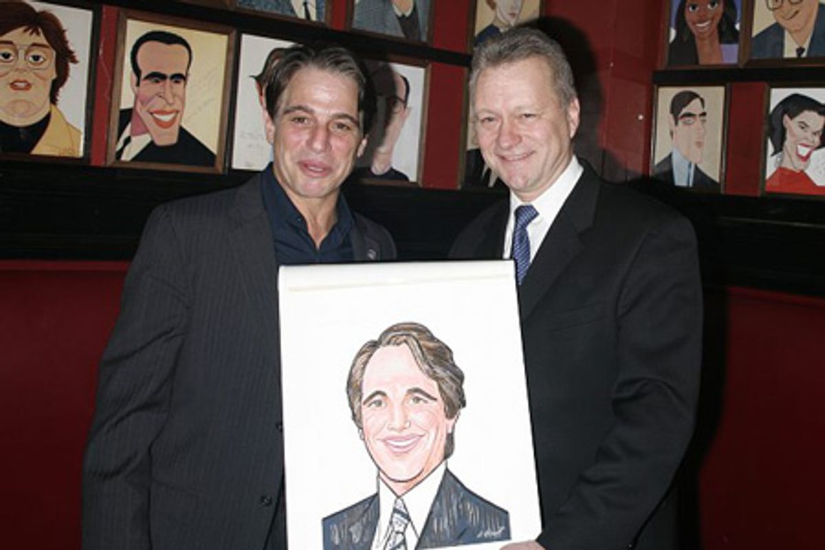 Tony Danza and Max Klimavicius at 