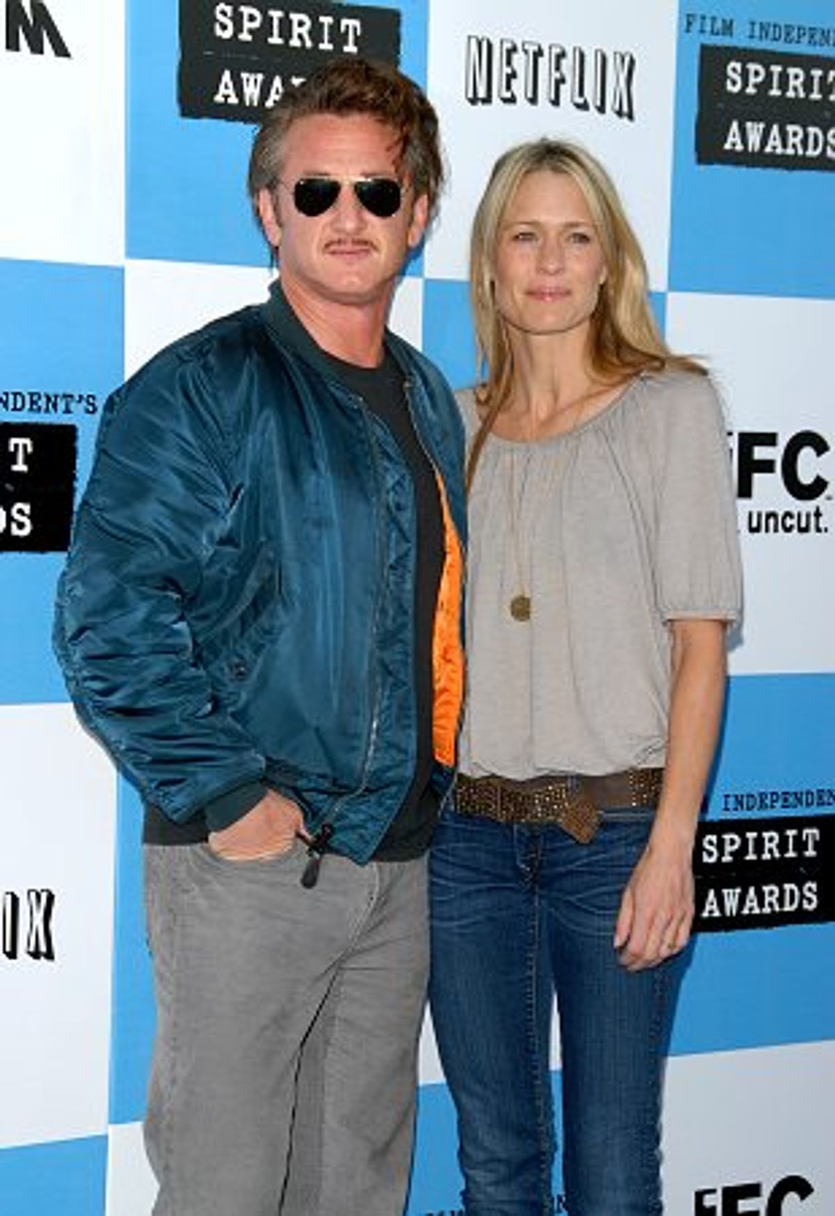 Sean Penn and Robin Wright-Penn at 