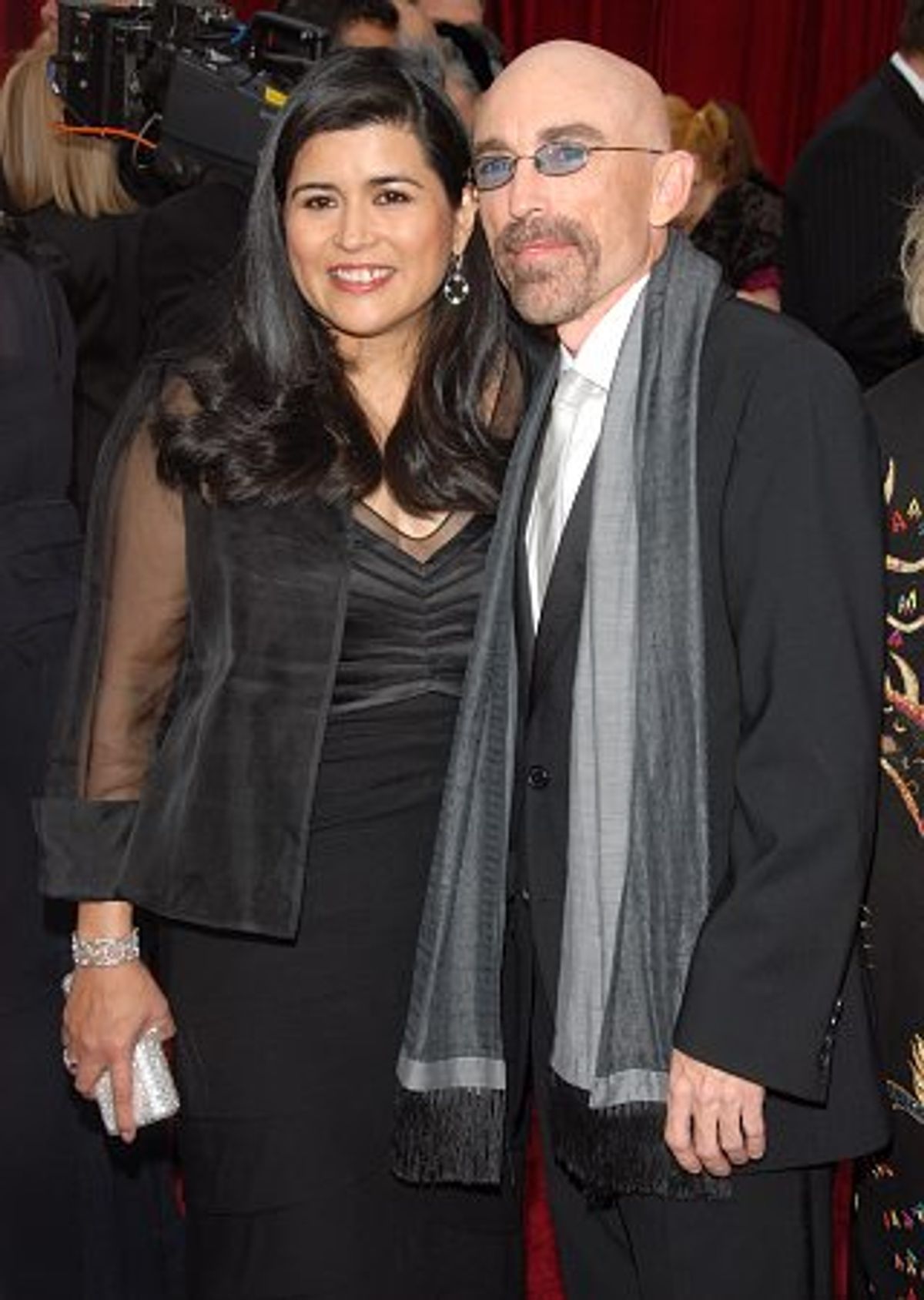 Jackie Earle Haley and wife at 79th Annual Academy Awards