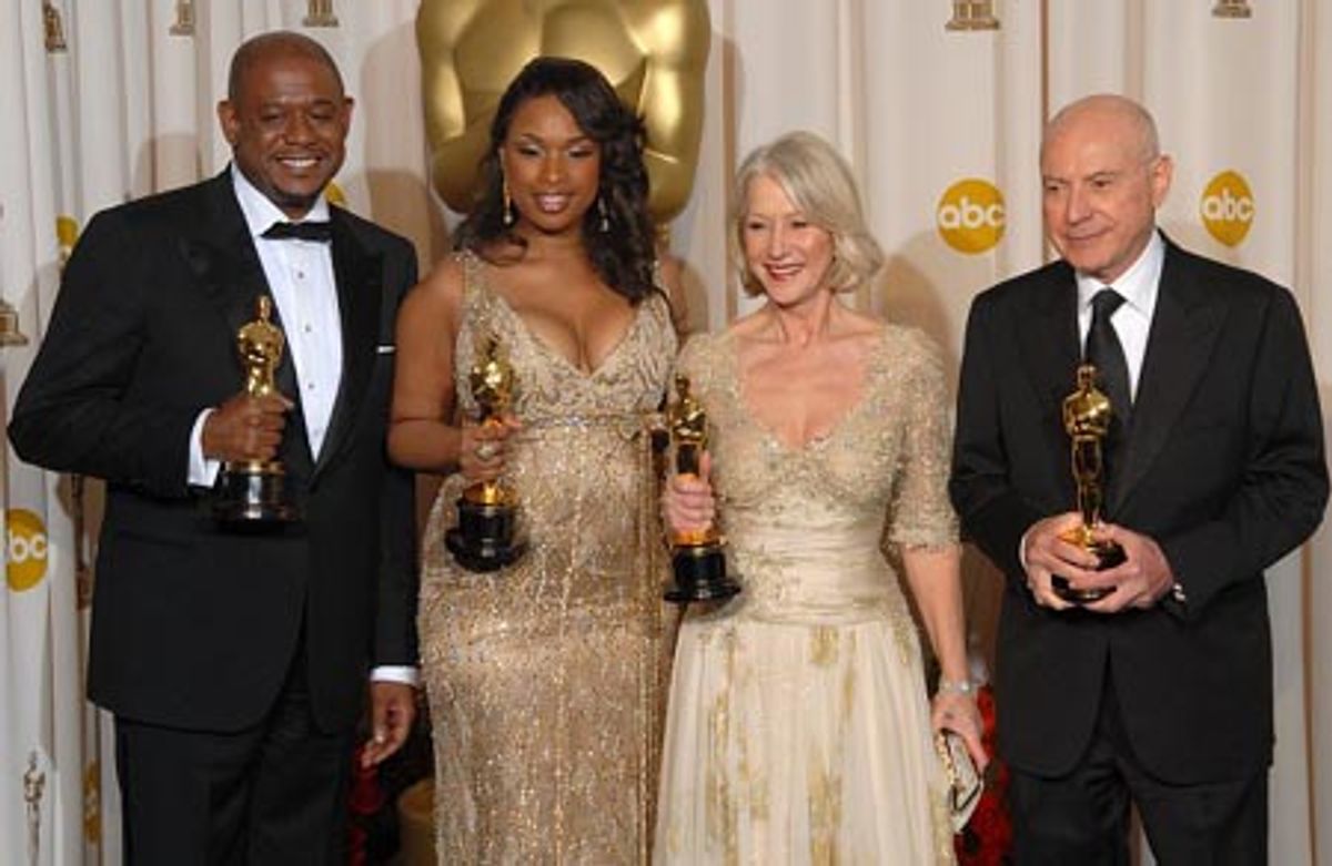 Forest Whitaker, Jennifer Hudson, Helen Mirren and Alan Arkin at 