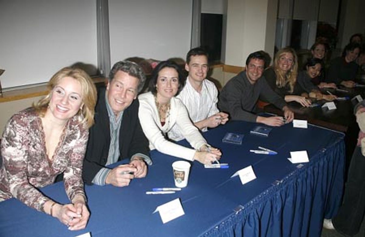 Raul Esparza and Company cast at 
