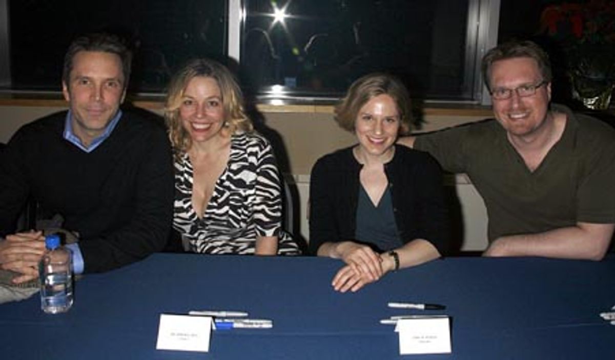 Robert Cunningham, Heather Laws, Amy Justman and Matt Castle at 