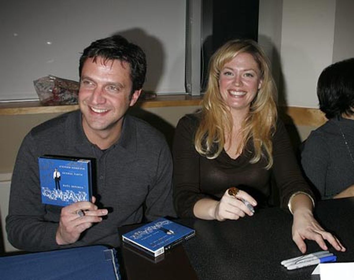 Raul Esparza and Elizabeth Stanley at 