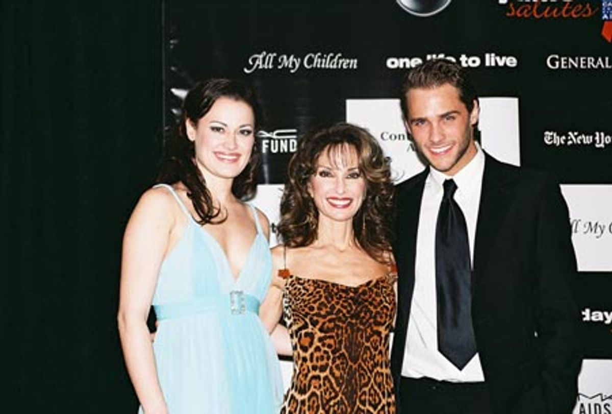 Ashley Brown, Susan Lucci and Josh Strickland at 