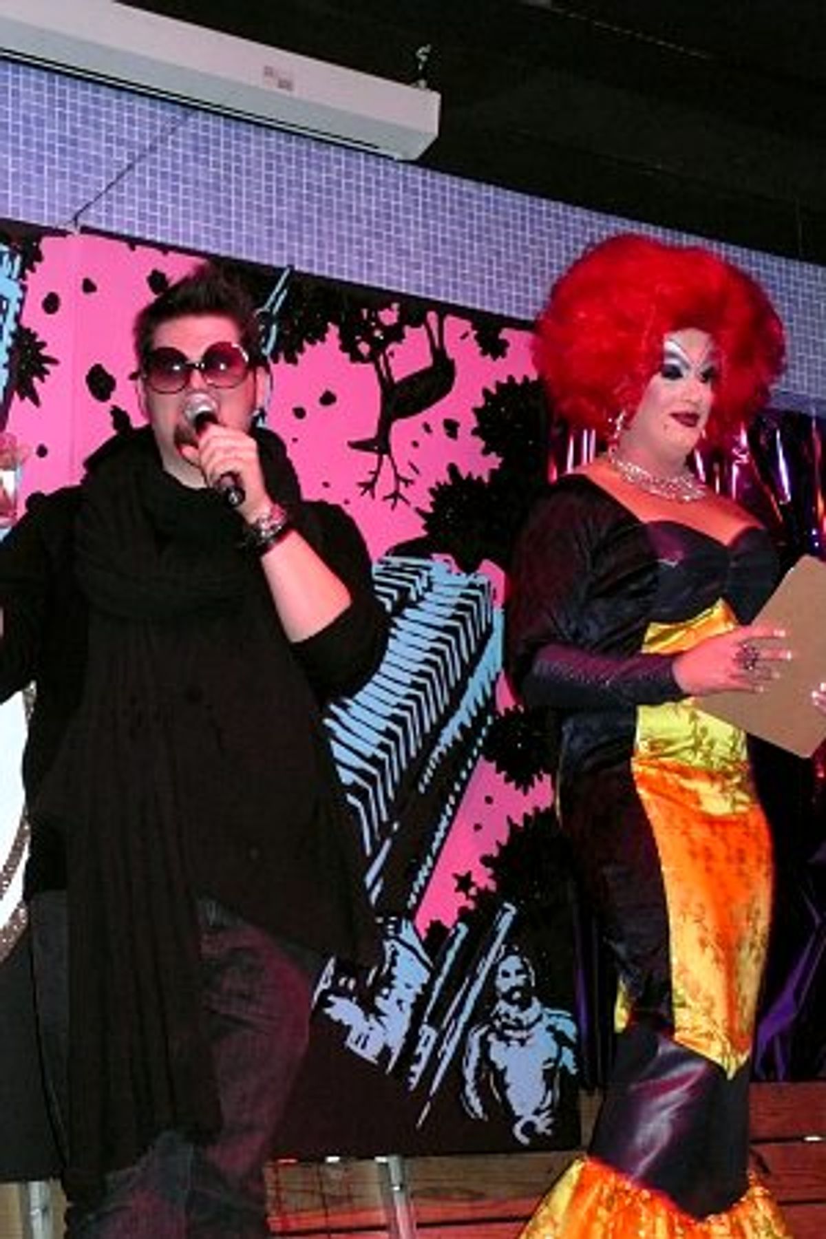 Jay McCarroll and Peaches Christ at 