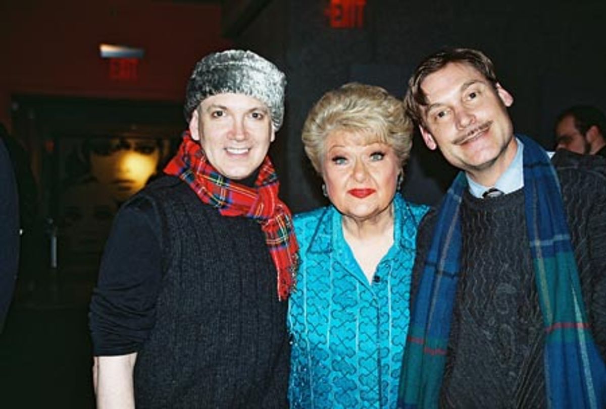 Charles Busch, Marilyn Maye and Eric Myers at 