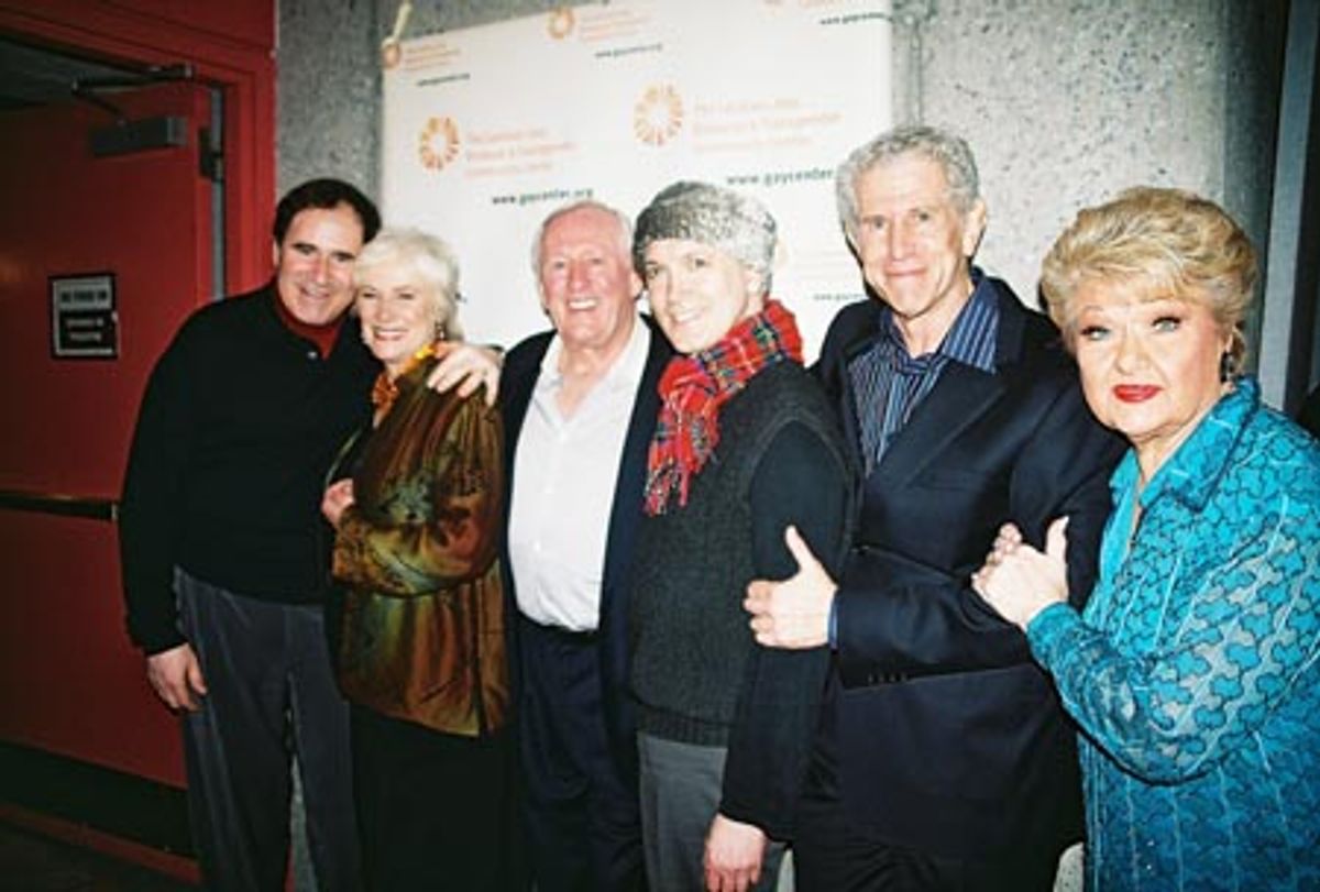 Richard Kind, Betty Buckley, Lou Cariou, Charles Busch, Tony Roberts and Marilyn Maye at 