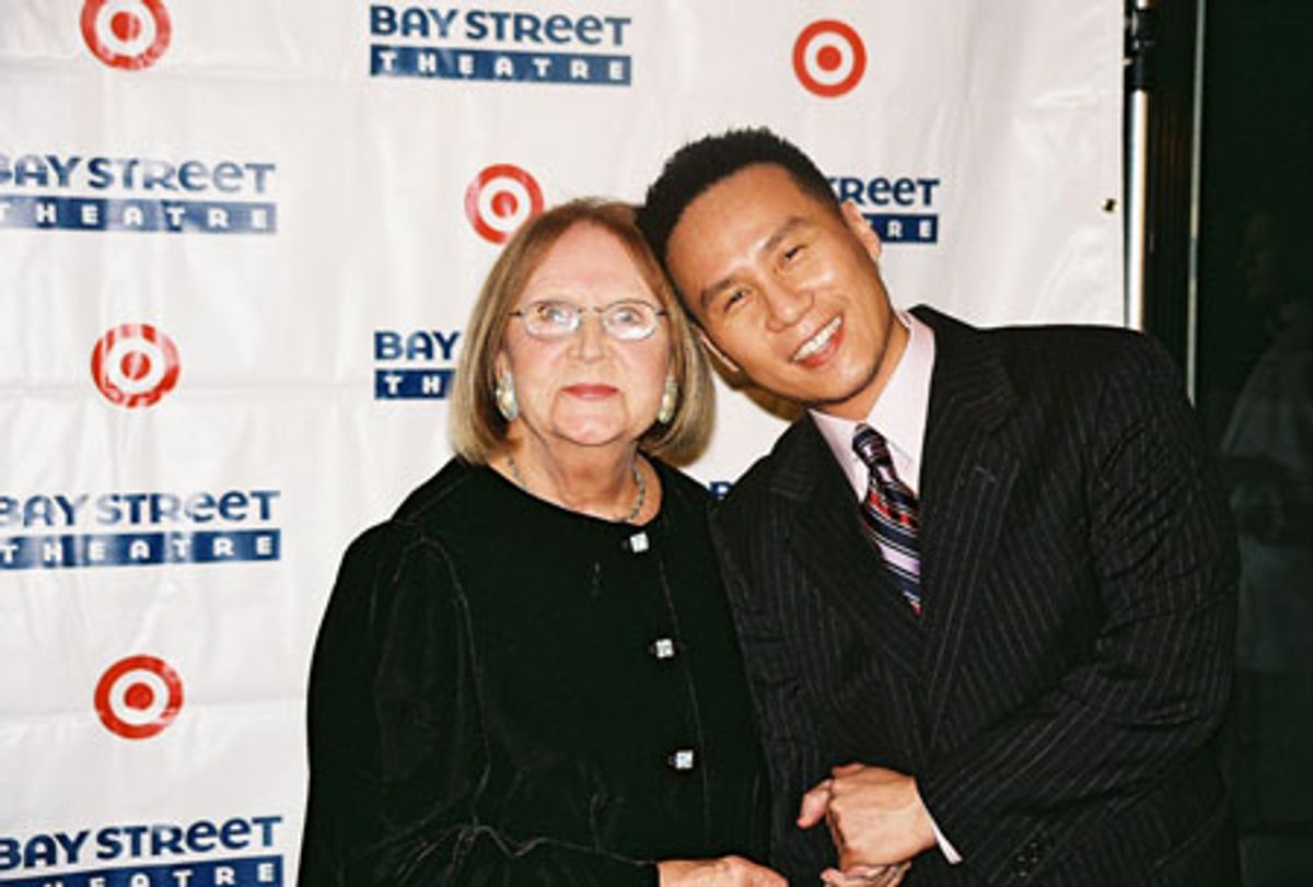 Sybil Christopher (Bay Street Theatre Founding Member and Co-Artistic Diredctor) and BD Wong at 